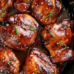Honey Soy Baked Chicken Thighs