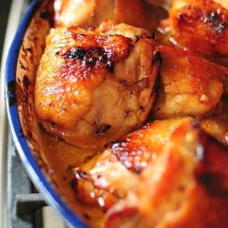 Honey Soy Baked Chicken Thighs Recipe