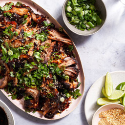 Honey-Soy Braised Pork With Lime and Ginger