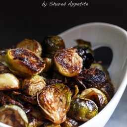 Honey Sriracha Roasted Brussels Sprouts