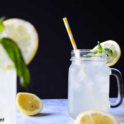 Honey-Sweetened Basil Lemonade
