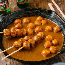 Hong Kong Curry Fish Balls Street Food Recipe