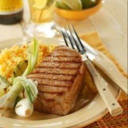 Hoppin' Habanero and Honey Pork Chops