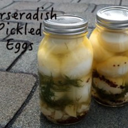 Horseradish Pickled Eggs