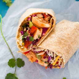 Hot and Spicy Thai Chicken Wrap