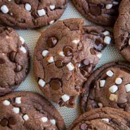Hot Cocoa Cookies Made With Hot Chocolate Mix