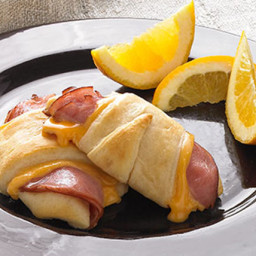 Hot Ham and Cheese Roll-Ups