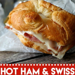 Hot Ham and Swiss Croissants