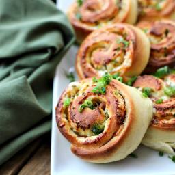 Hot Ham Cheese Rolls Foodie with Family