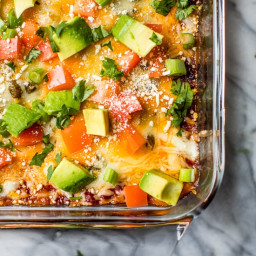 Hot Mexican Layer Dip
