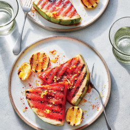 Hot-Sweet Grilled Watermelon