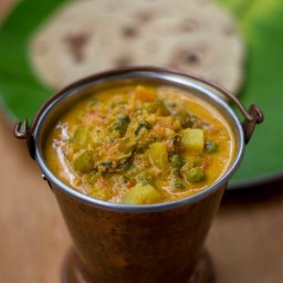 Hotel Saravana Bhavan Vegetable Kurma Recipe