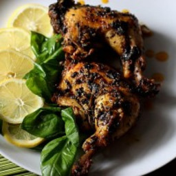 “How Much Time You Got?” Lemon Basil Chicken Thighs #CookbooksandCalphalon
