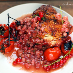 How to Braise Chicken in Stunning Red Currant Sauce
