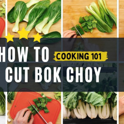 How to cut bok choy (for soups, stir fry, salads, and more!)