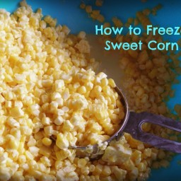 How to freeze sweet corn