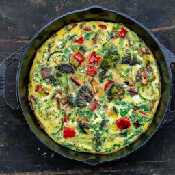 How to Make a Vegetable Frittata