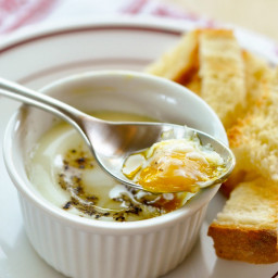 How to Make Baked Eggs en Cocotte