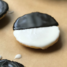 How to Make Black and White Cookies