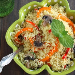 How to make delicious vegetable couscous, vegetarian meal or side dish.