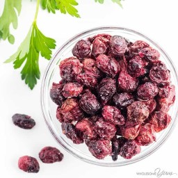 How To Make Dried Cranberries - No Sugar Recipe