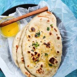 How To Make Easy No Instant Naan | Yeast Free Whole Wheat Naan