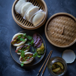 How to make flat steamed buns (14 pieces)