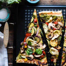 How to Make Grilled Pizza: Grilled Vegetable Pizza