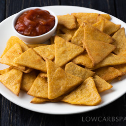 How to Make Homemade Low Carb 2g Carbs Keto Tortilla Chips