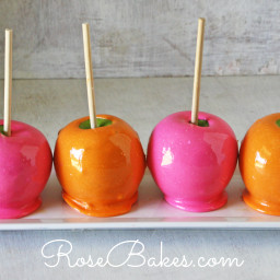 How to Make Hot Pink Candy Apples (or any other color!!)