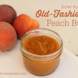 How to Make Old-Fashioned Peach Butter