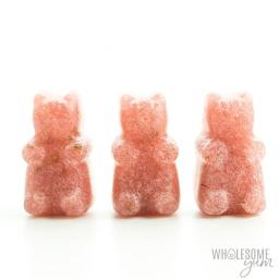 How To Make Pink Homemade Sugar-free Gummy Bears (Recipe)