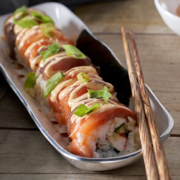 How to Make Rainbow Roll Sushi