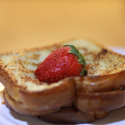 How to Make Simple Eggless French Toast recipe
