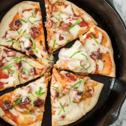 How To Make Skillet Pizza on the Stovetop