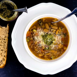 How To Make the Best Homemade Minestrone (Vegetable Soup)