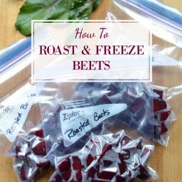 How To Roast And Freeze Beets
