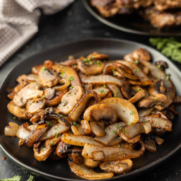 How to Saute Mushrooms and Onions on Blackstone