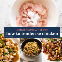 How to Tenderise Chicken for Stir Fries (Chinese secret!)