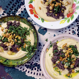 Hummus Kawarma (Lamb) with Lemon Sauce from 'Jerusalem' Recipe