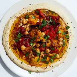 Hummus with Roasted Bell Peppers