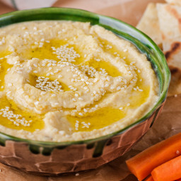 Hummus With Sesame Oil