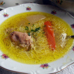 Hungarian chicken soup - Husleves