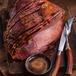 Hurray for Summer Ham with Coconut Butter Glaze