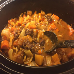  (Hurricane)  Beef Stew- slow cooker-  lower carb version