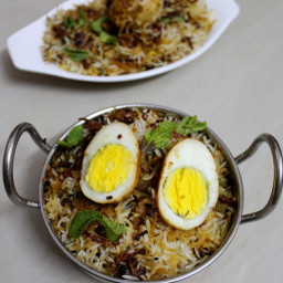 Hyderabadi Egg Biryani Recipe, Egg Dum Biryani Recipe