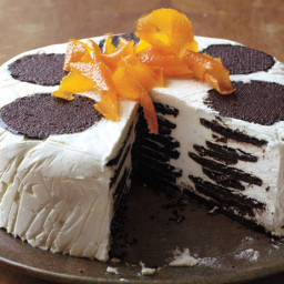 Icebox Cake With Orange-Caramel Cream