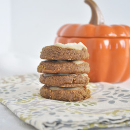 Iced Pumpkin Cookies