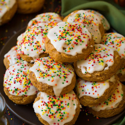 Iced Pumpkin Cookies