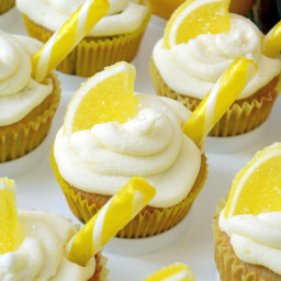 Iced Tea Cupcakes with Lemon Frosting